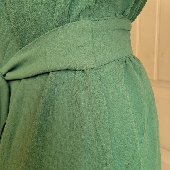 H&M Green Spring Dress Small - Picture 6 of 9